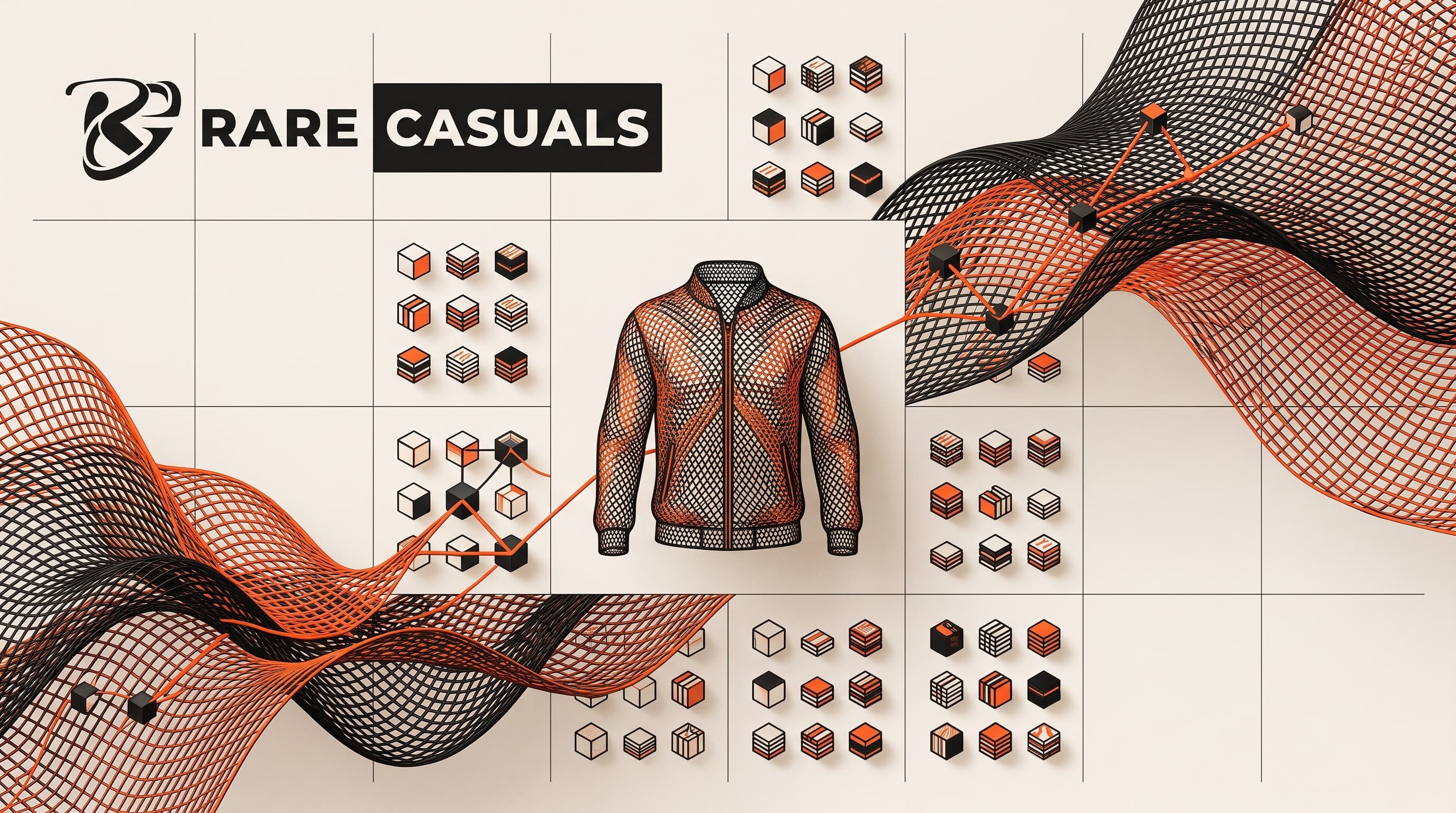 Rare Casuals product variant and material capture interface